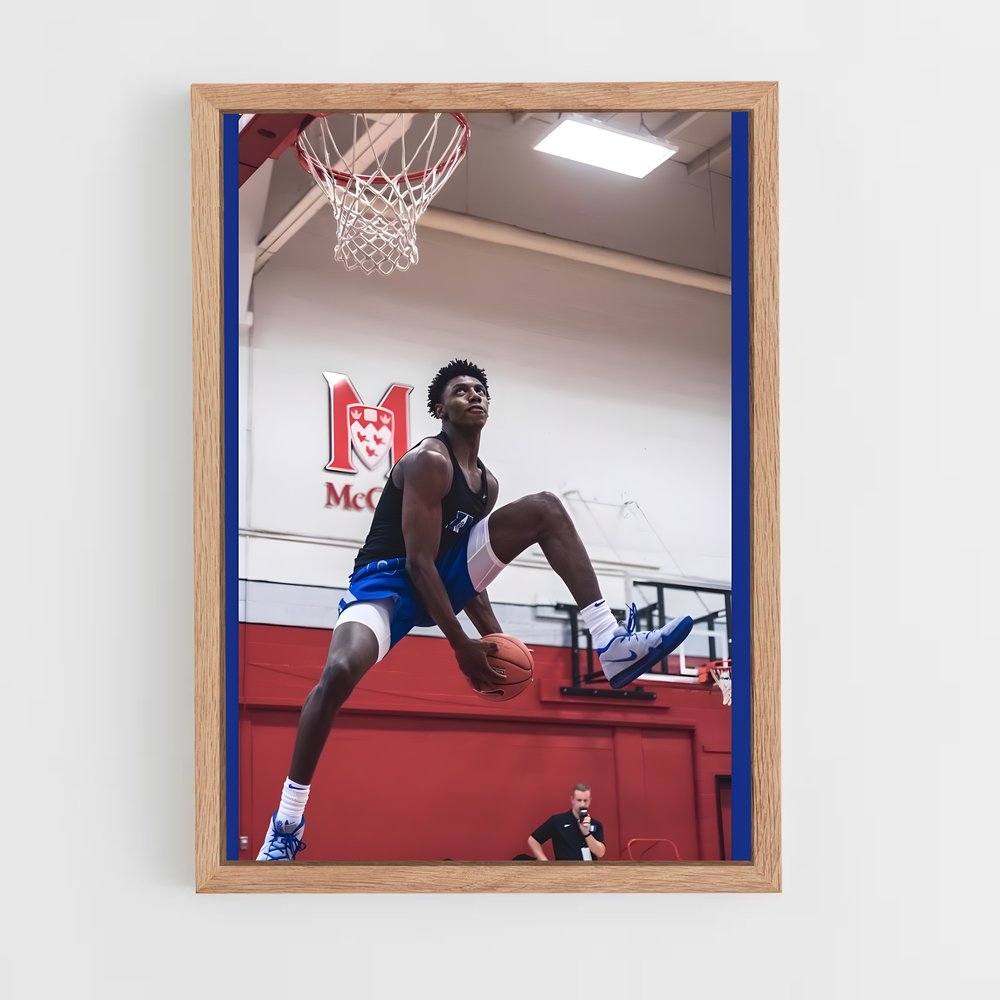 Poster Dunk de Rj Barrett – affiche Basketball (vue 4)